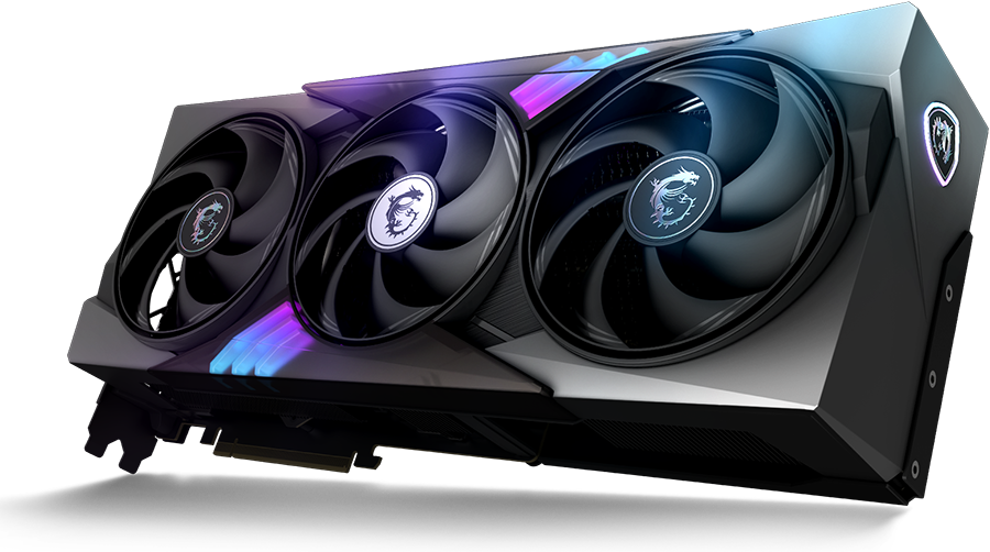 Vista frontal de Tarjeta de Video Geforce RTX 5090 32G GAMING TRIO OC