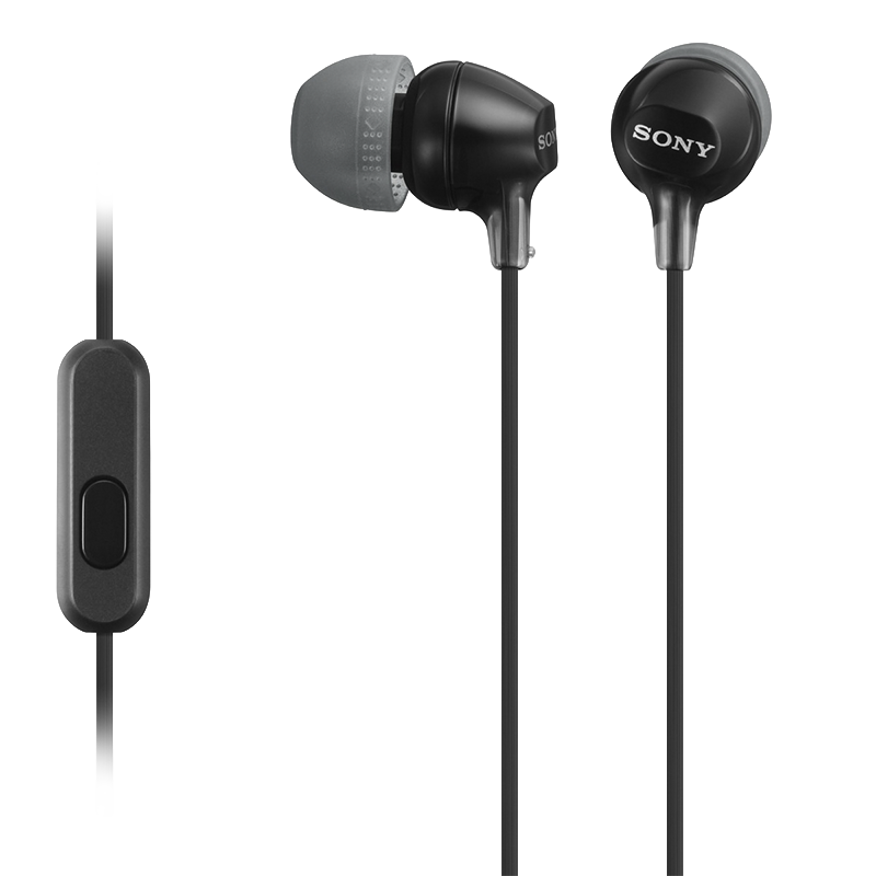 Aud&iacute;fonos internos Sony MDREX15AP ligeros de color negro