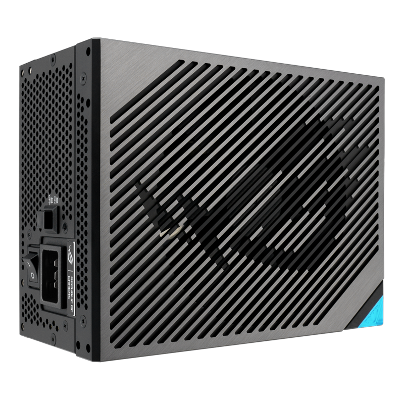 Vista de conectores modulares de la fuente de poder ROG THOR
