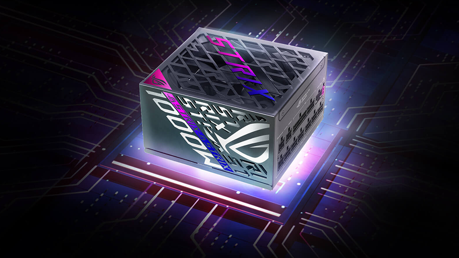 Fuente de poder ASUS ROG STRIX 1000W Platinum con dise&ntilde;o de alta gama