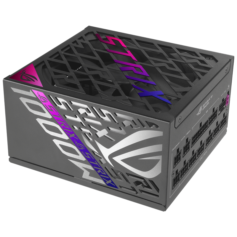 Fuente de poder ASUS ROG STRIX 1000W Platinum con dise&ntilde;o de alta gama