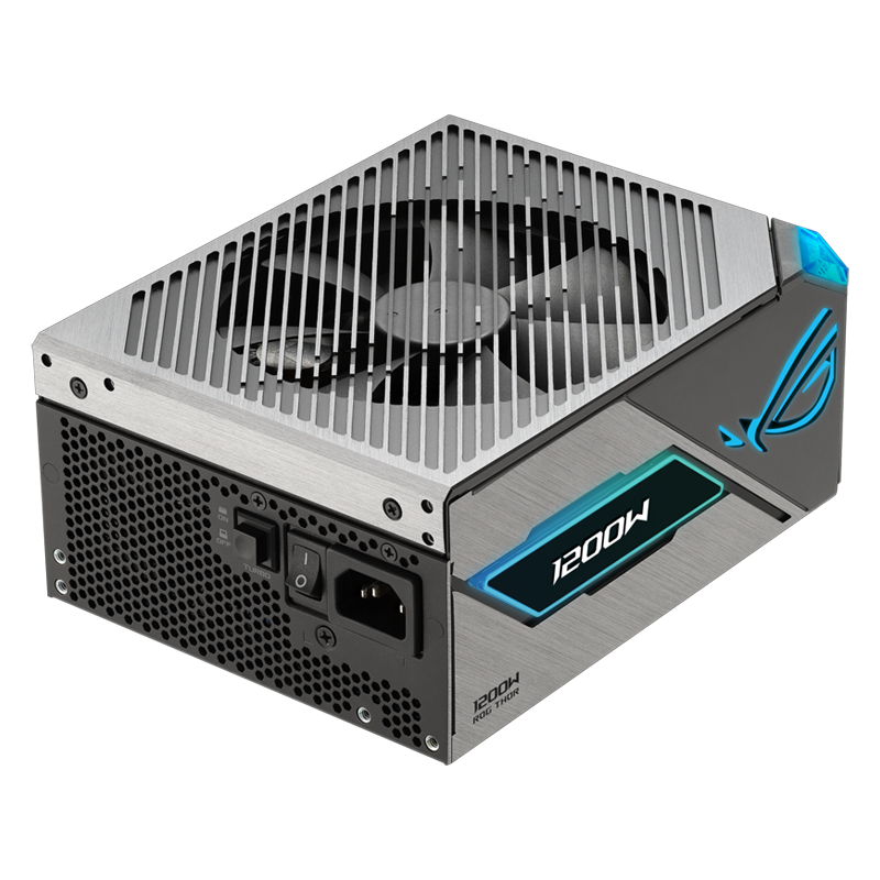 Detalle del ventilador silencioso y el bot&oacute;n de tecnolog&iacute;a 0dB
