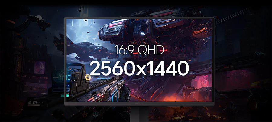 Monitor LG UltraGear G6  cuenta con resoluci&oacute;n QHD 16:9 de 2560x1440 pixeles