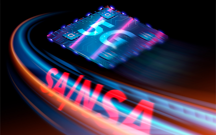 Vista detalle del chip 5G incorporado en Celular ZTE A73 5G
