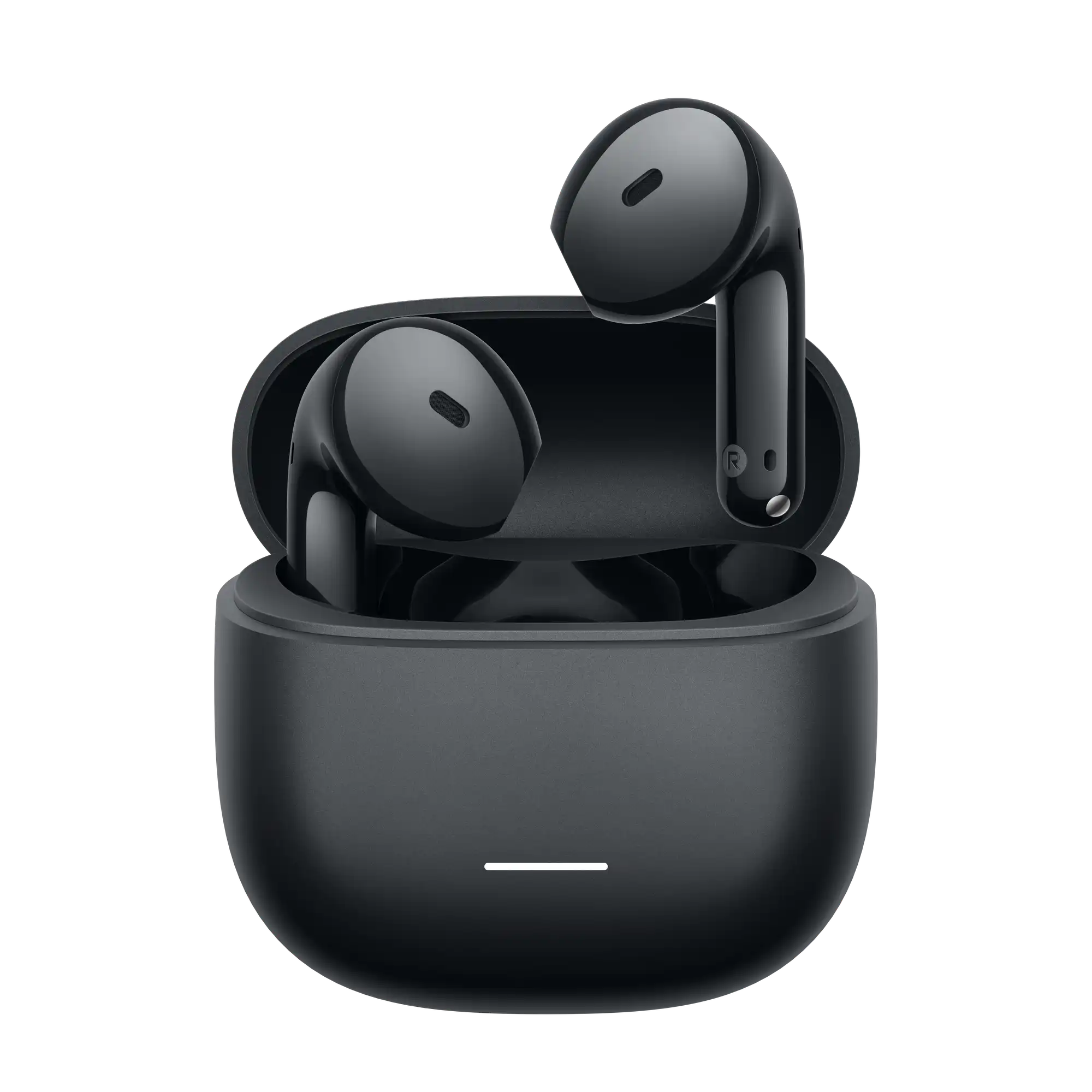 Dise&ntilde;o ergon&oacute;mico semi in-ear de los aud&iacute;fonos Xiaomi Redmi Buds 8 Active