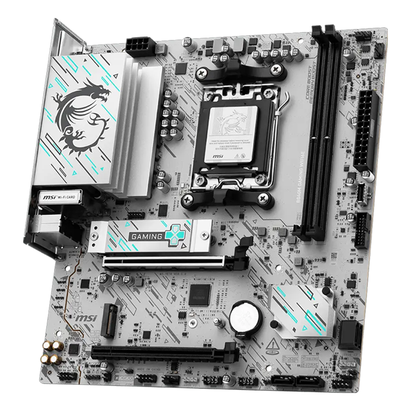 Placa madre MSI B840M GAMING WIFI6E dise&ntilde;ada para PC con IA
