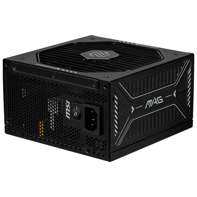 Fuente de poder MSI MAG A1000GLS PCIE5 de 1000W totalmente modular