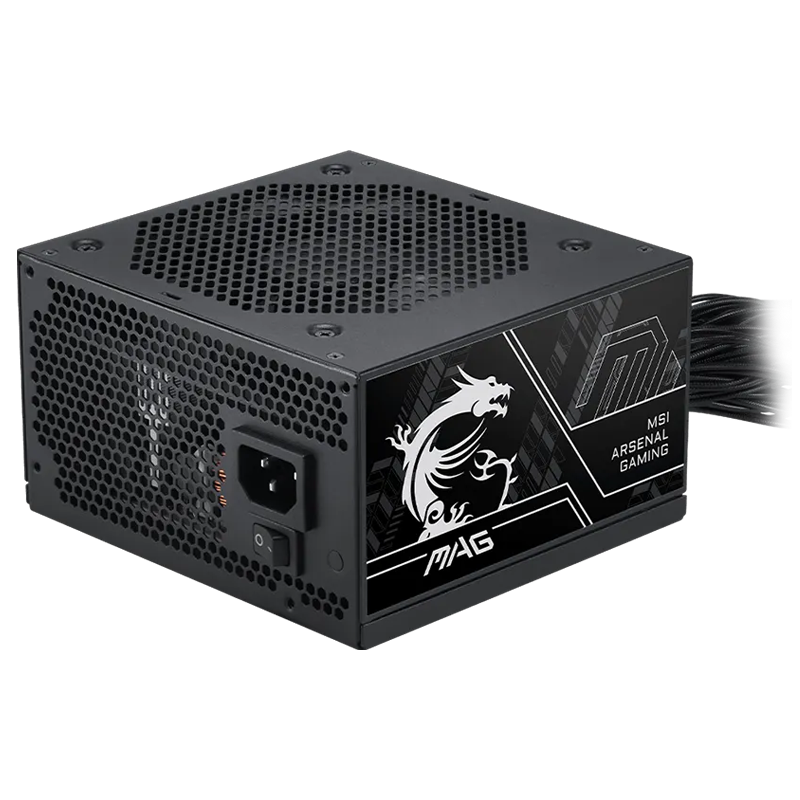 Fuente de poder MSI MAG A650BN PCIE5 III con soporte PCIe 5.1