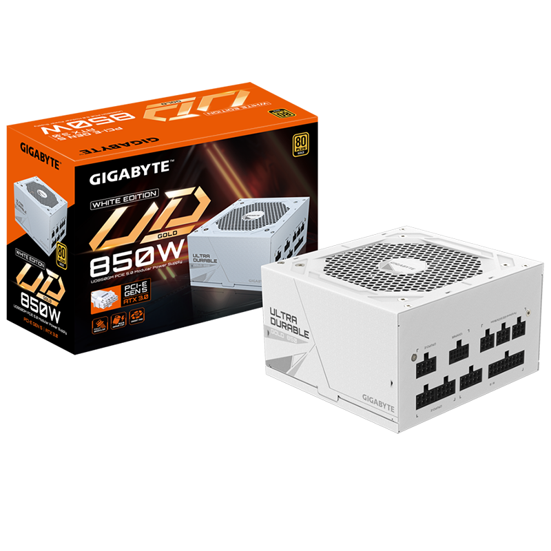 Fuente de poder GIGABYTE UD850GM PG5W con soporte PCIe 5.0