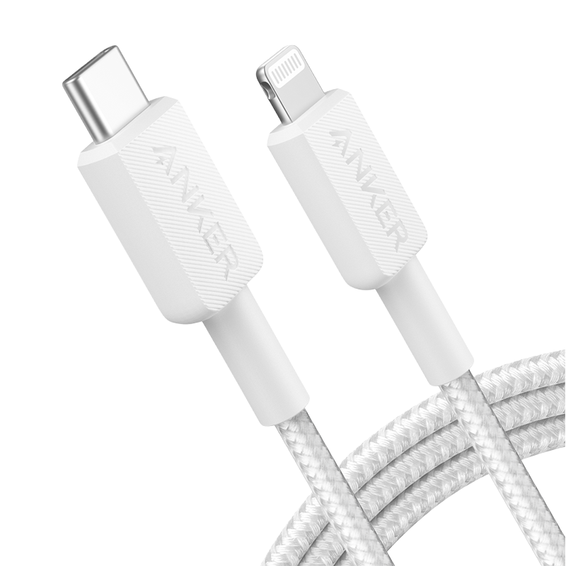 Cable USB-C a Lightning Anker A81B6H21 Blanco