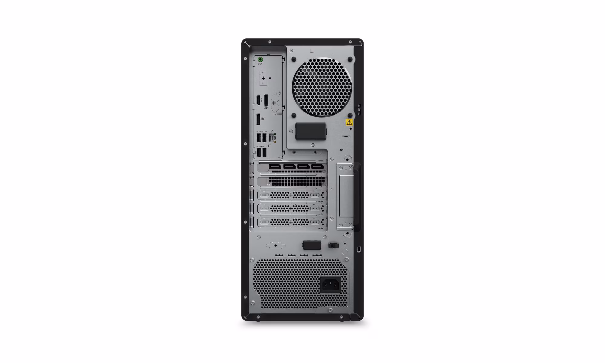 Componentes internos y seguridad de la workstation Lenovo