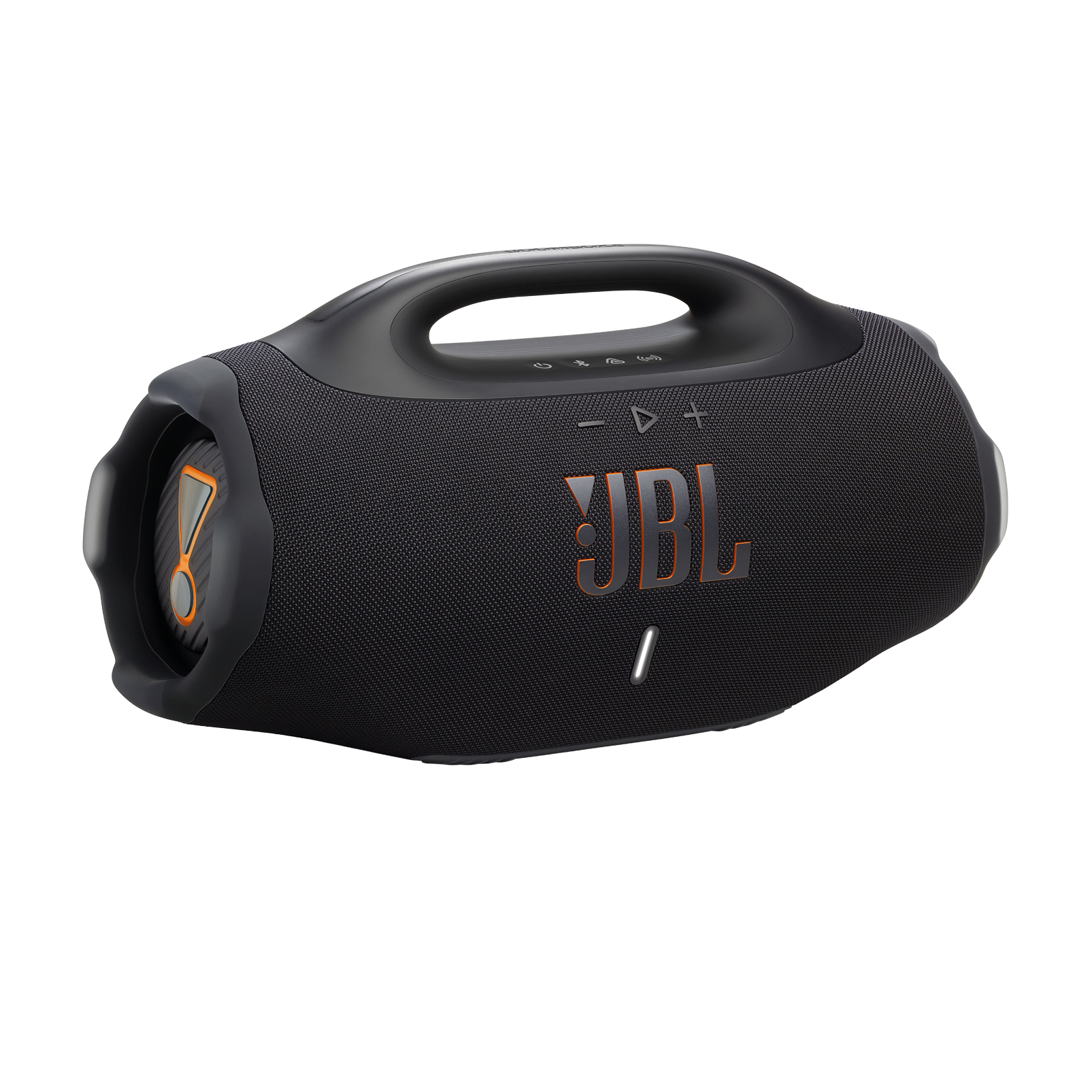 Parlante JBL Boombox 4 resistente al agua en medio de salpicaduras