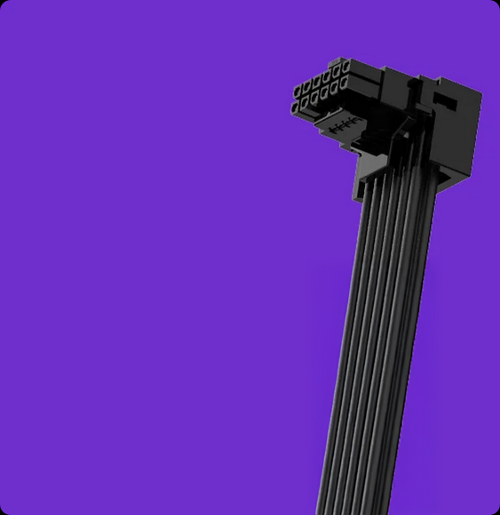 Soporte ATX 3.0 y conector 12VHPWR de 90 grados