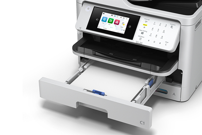 Vista frontal de la impresora multifuncional Epson WorkForce Pro WF-C5890