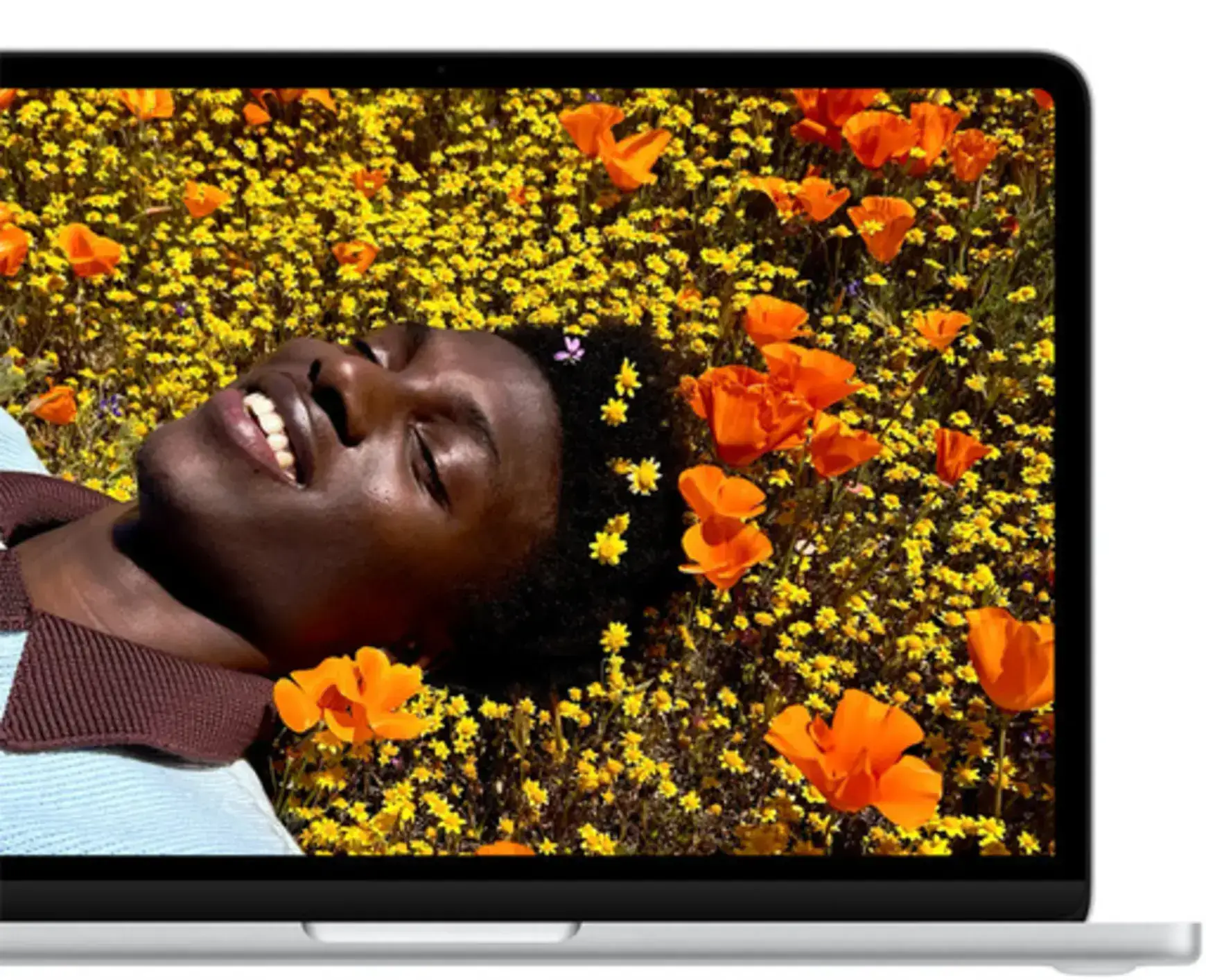 Pantalla Liquid Retina del MacBook Neo mostrando colores vibrantes
