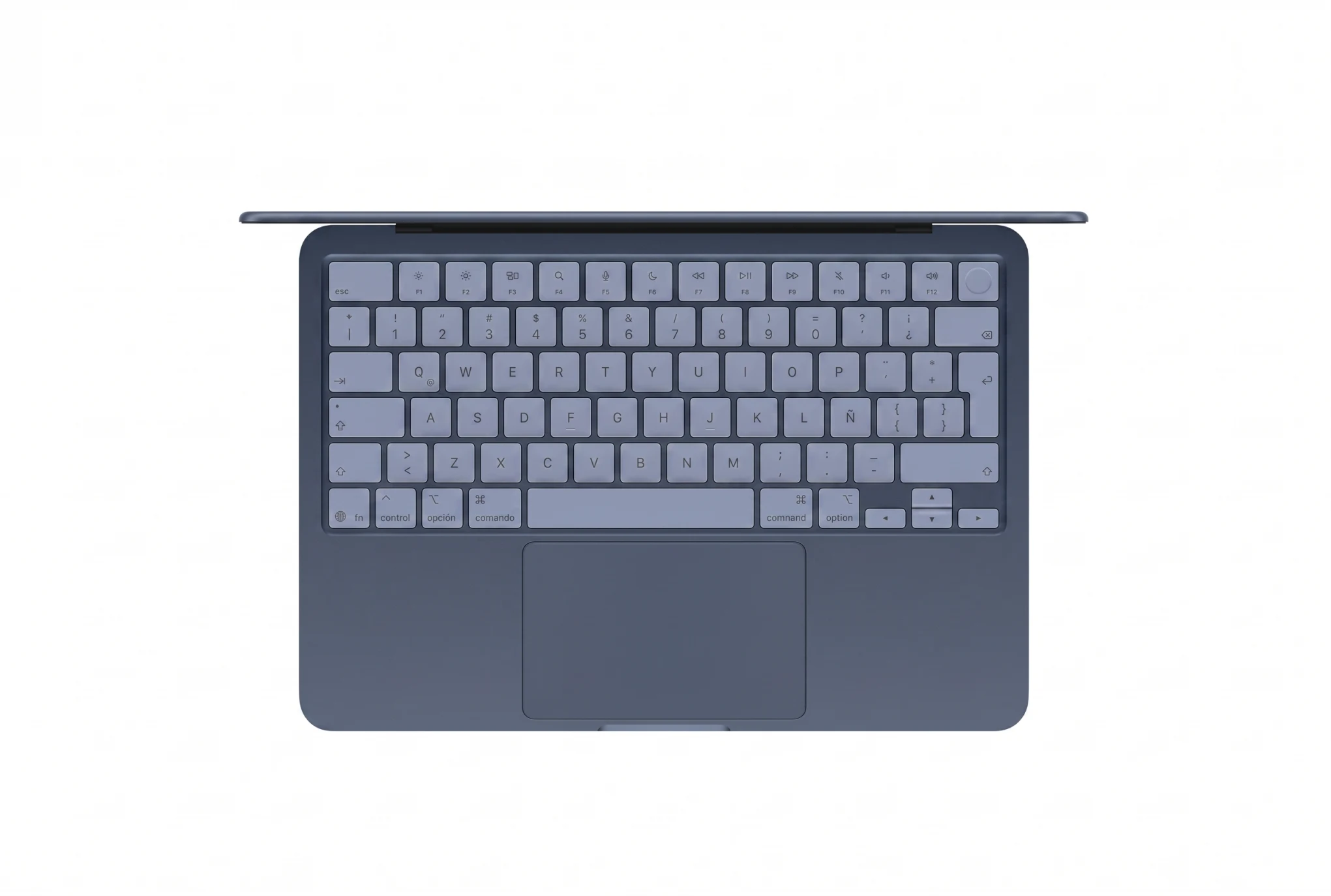 Detalle de los altavoces y c&aacute;mara FaceTime HD del MacBook Neo