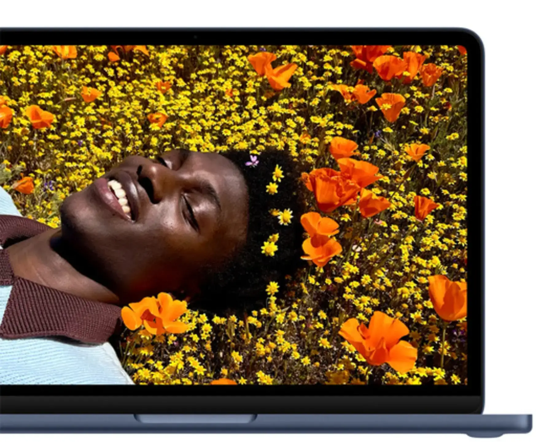 Pantalla Liquid Retina de 13 pulgadas mostrando colores vibrantes