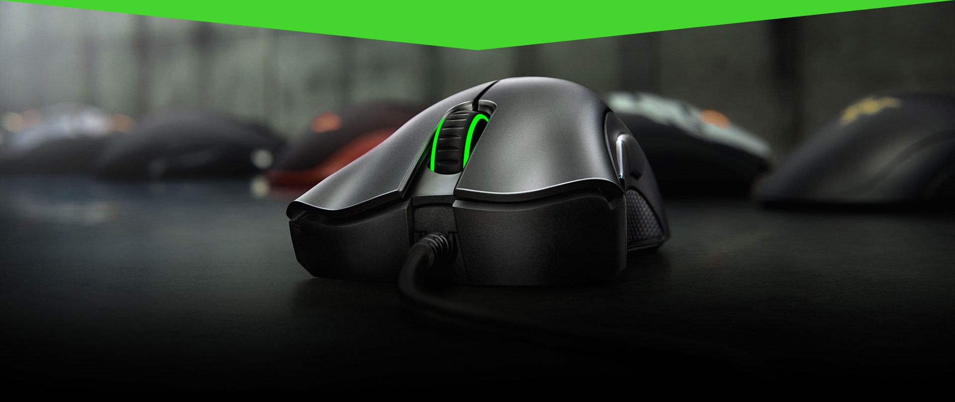 Mouse Razer gamer ergon&oacute;mico con cable reforzado y sensor &oacute;ptico de alta precisi&oacute;n.