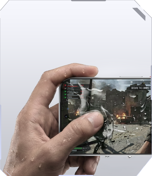 Detalle de la interfaz de usuario en pantalla con widgets y accesos directos configurados para un ecosistema gamer.