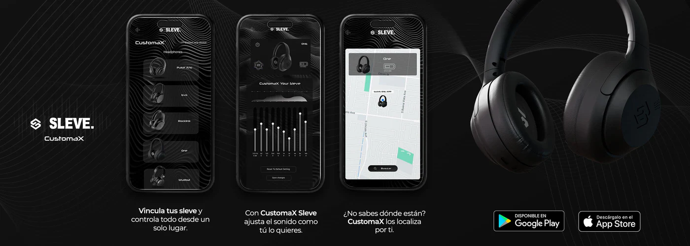 Aud&iacute;fonos Bluetooth Sleve Evo ideales para m&uacute;sica, llamadas y uso deportivo