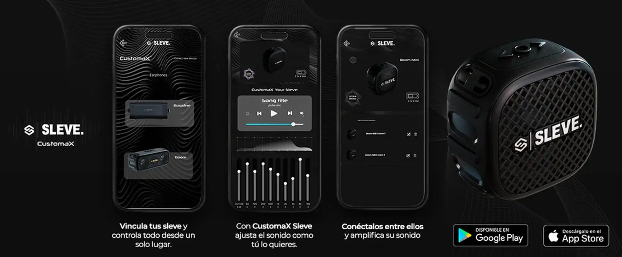 Parlantes Sleve Boom Mini ideales para m&uacute;sica port&aacute;til con audio potente y conexi&oacute;n Bluetooth