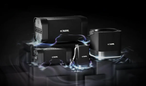 Parlantes Sleve de distintas gamas funcionando en conjunto con Party Mode