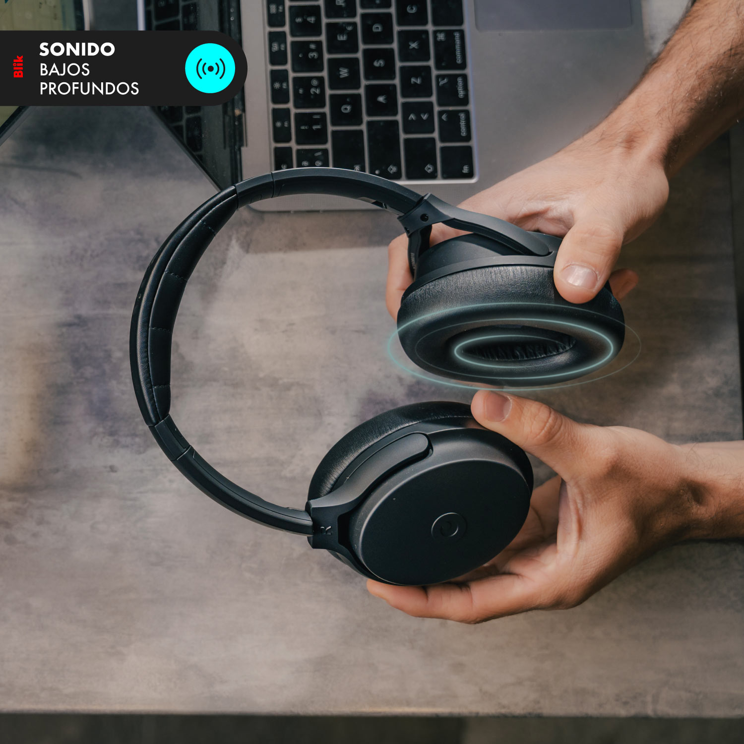 Dise&ntilde;o Over Ear ergon&oacute;mico y drivers de 40mm de los Blik Neo