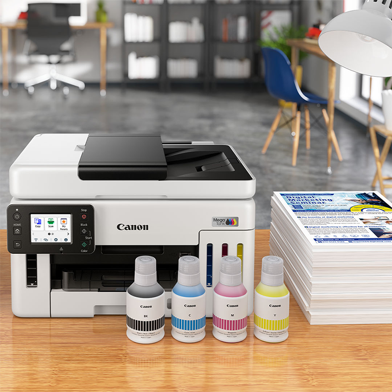 Impresora multifuncional Canon MAXIFY GX6110 con sistema de tinta continua
