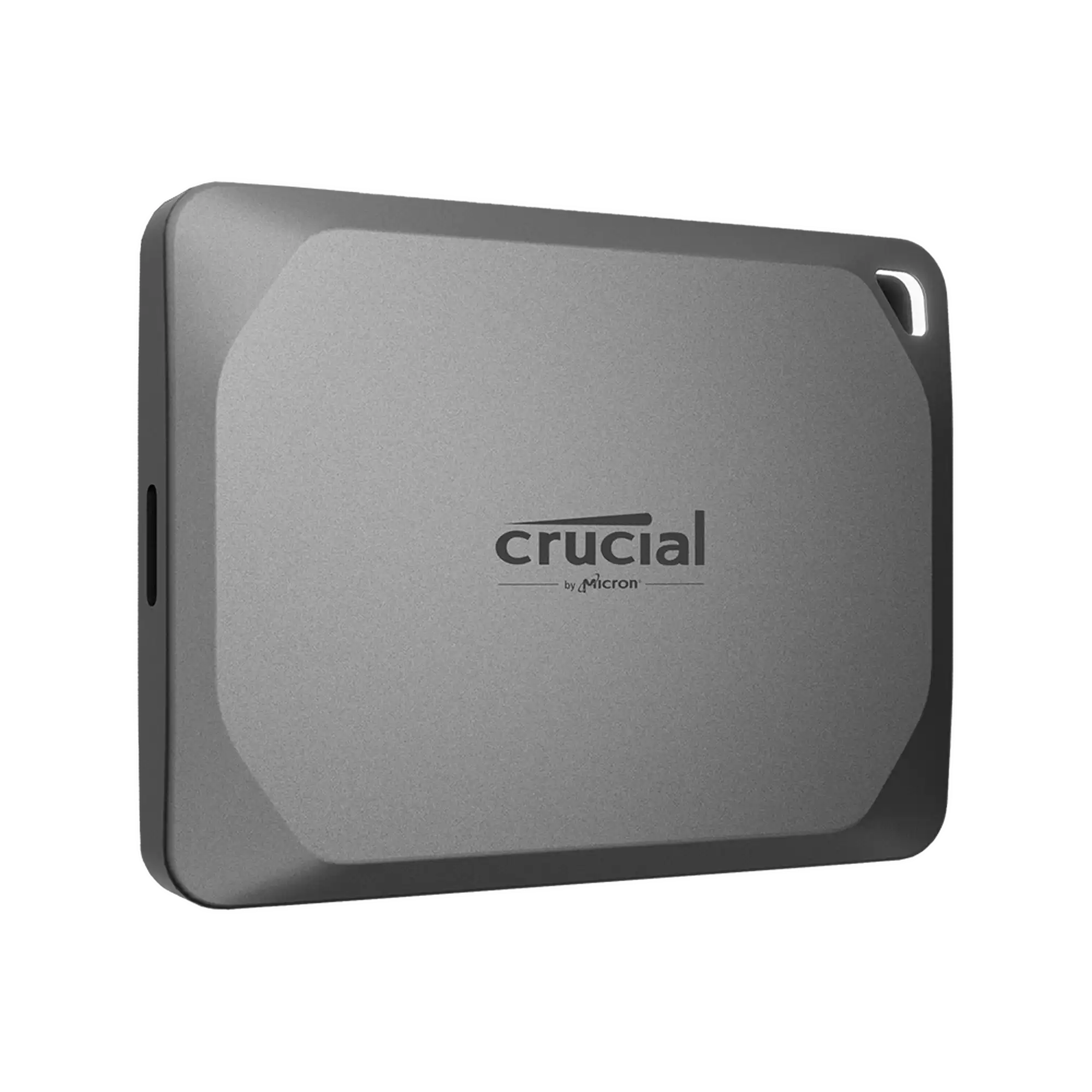 SSD Crucial X9 Pro mostrando su dise&ntilde;o compacto y elegante