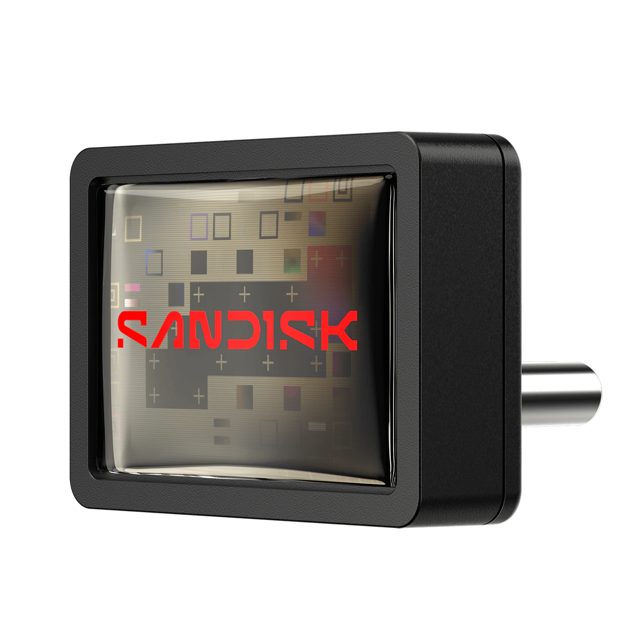 Pendrive Sandisk Extreme Fit USB-C conectado a una laptop