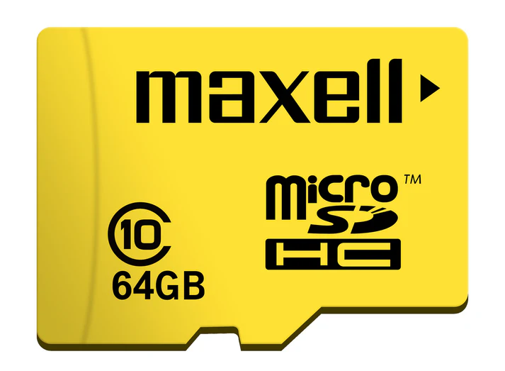 Tarjeta Micro SD Maxell 64GB con adaptador SD