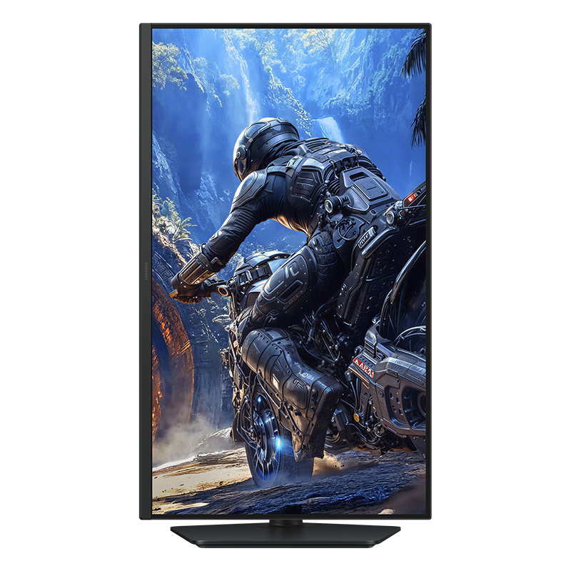 Detalle de la parte trasera del monitor Samsung Odyssey G4
