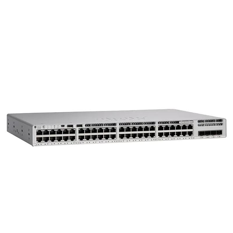 Switch Cisco Catalyst 9200L de 48 puertos con PoE+ y enlaces ascendentes fijos