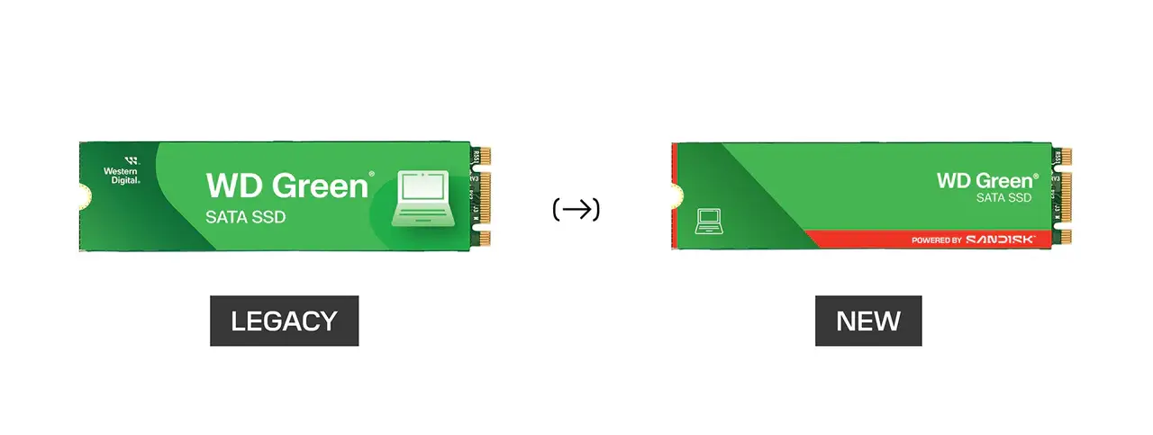 Unidad SSD 480GB M.2 2280 SATA III WD WDS480G3G0B-00BJF0 Disco WD Green SSD M.2 2280 de 480GB