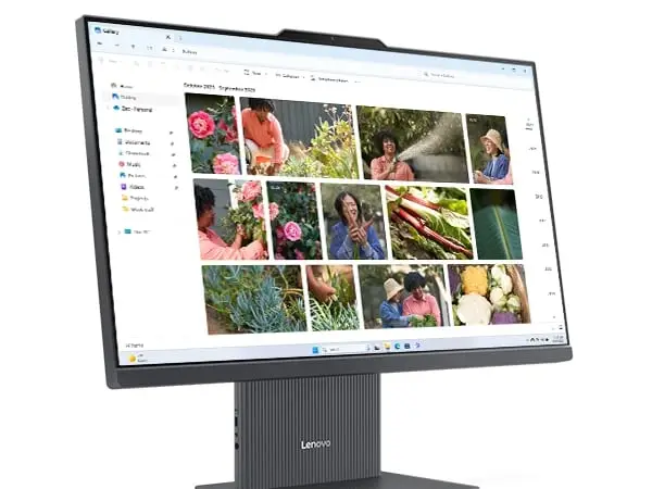Lenovo IdeaCentre AMD Ryzen 7 con ventana de aplicaci&oacute;n Smart Storage destacando su amplia capacidad de almacenamiento