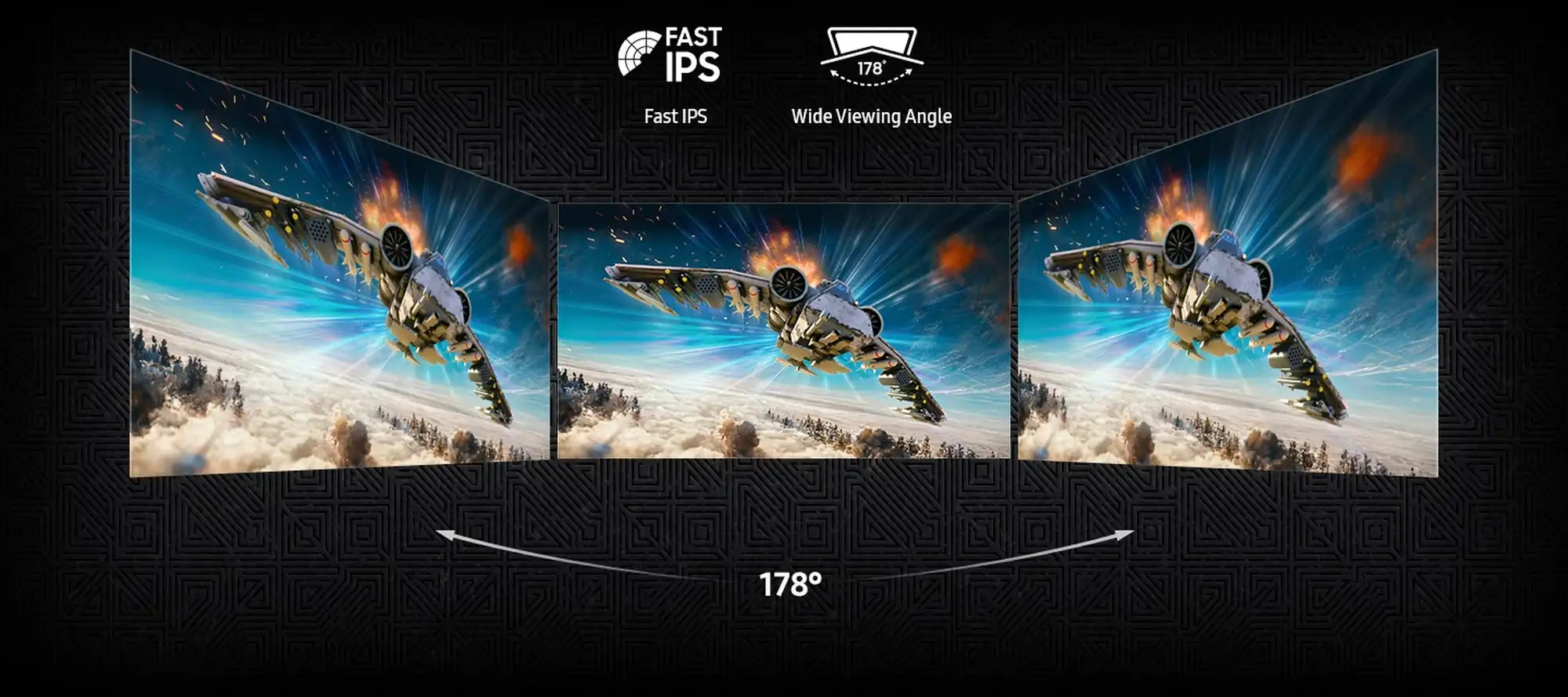 Parte posterior del monitor gamer Samsung Odyssey con acabado premium y sistema de gesti&oacute;n de cables