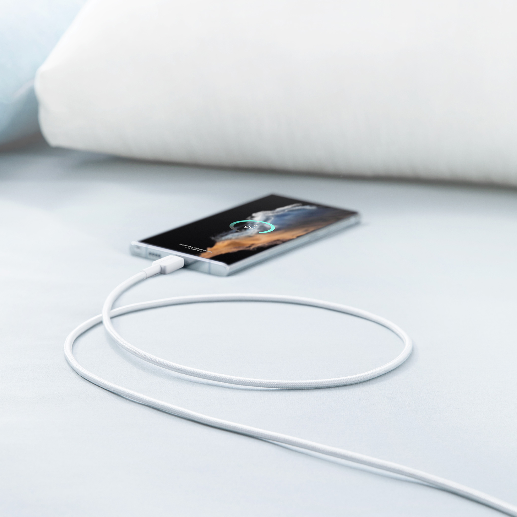 Cable USB - A a USB - C, 1,8M, 60W Blanco Anker A81H6H21 Compatibilidad universal con dispositivos USB-C