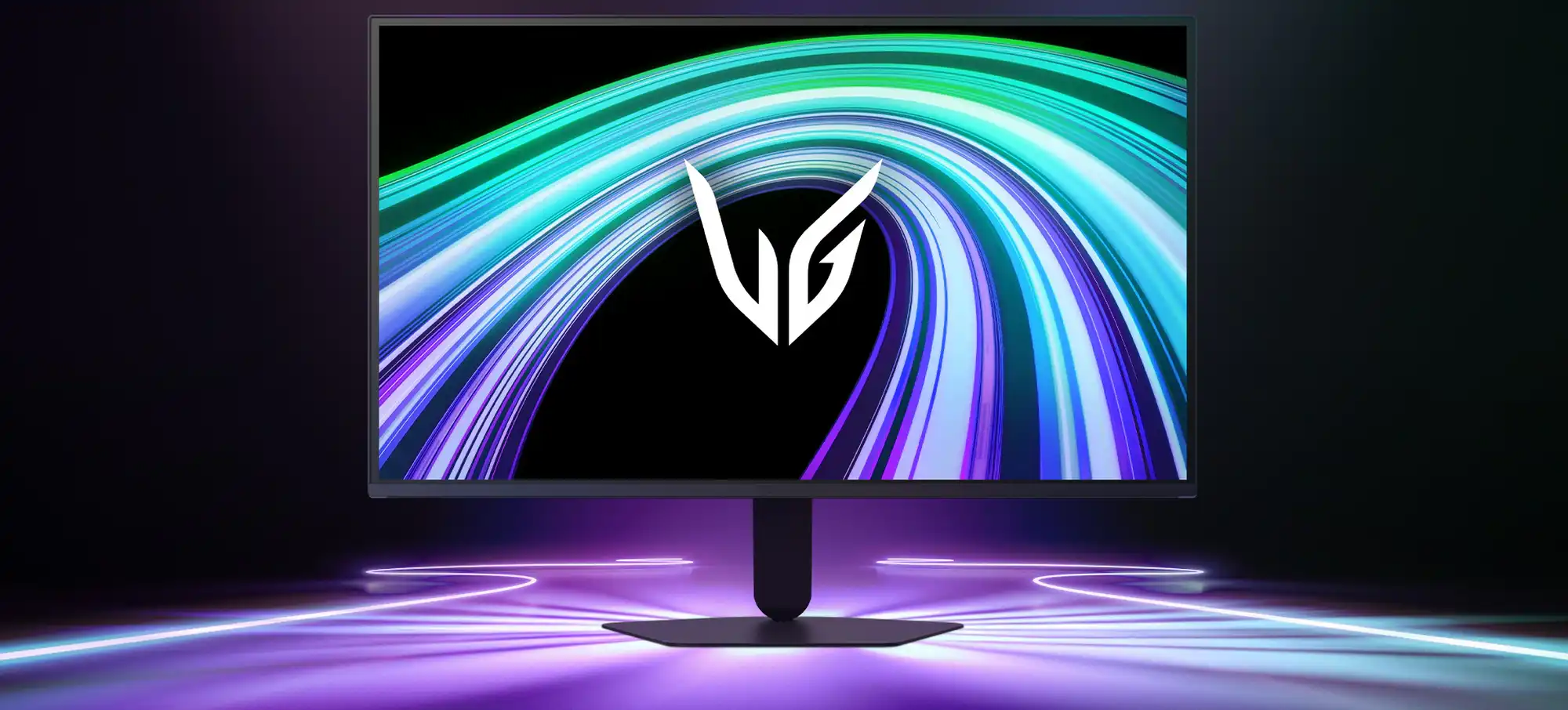 Monitor gamer LG UltraGear 27 pulgadas QHD con pantalla IPS de 200Hz vista frontal