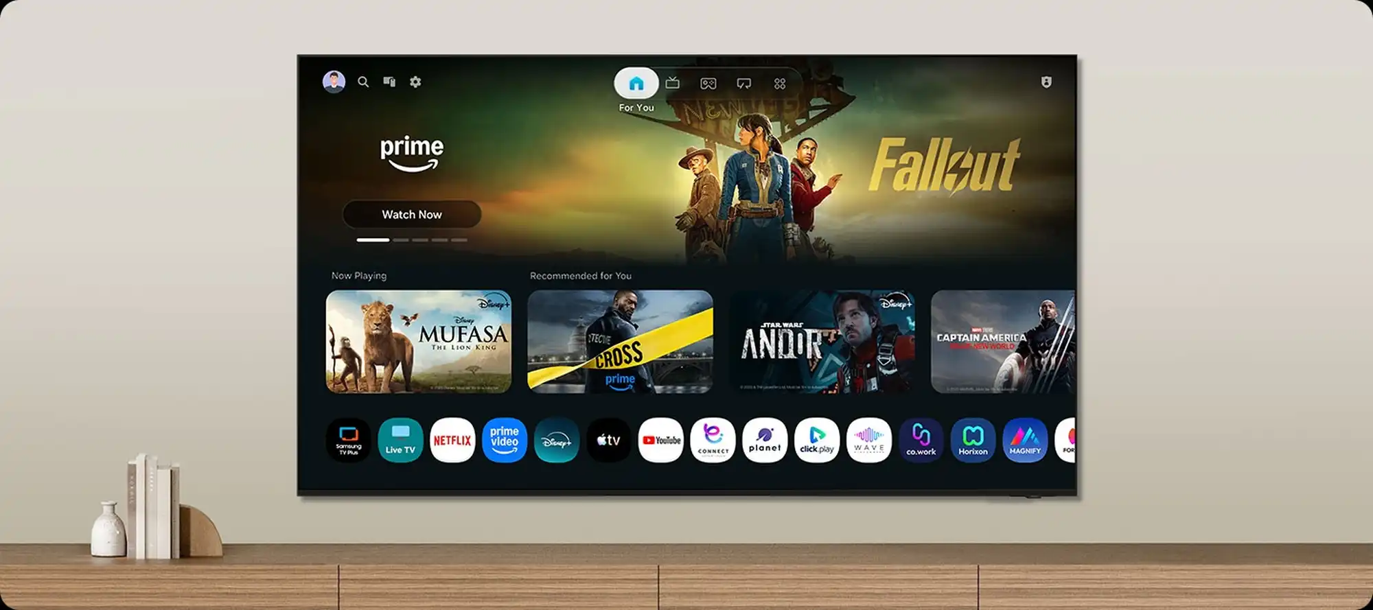Smart TV Samsung 4K con tecnolog&iacute;a Crystal UHD y colores vibrantes