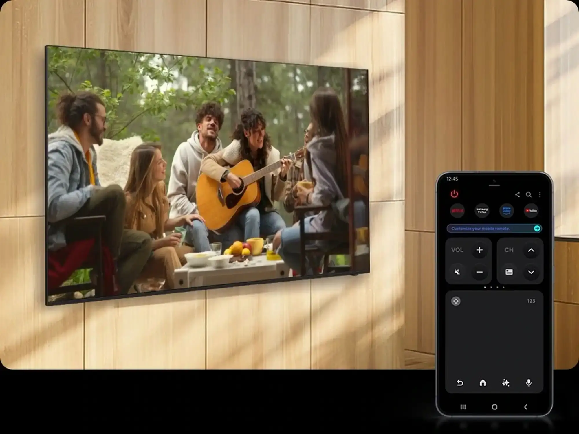 Smart TV Samsung Crystal UHD 4K con experiencia visual inmersiva y HDR