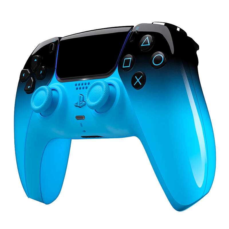 Control inalámbrico DualSense Azul rítmico Sony DualSense Azul rítmico Detalle del diseño ergonómico y evolucionado del control DualSense