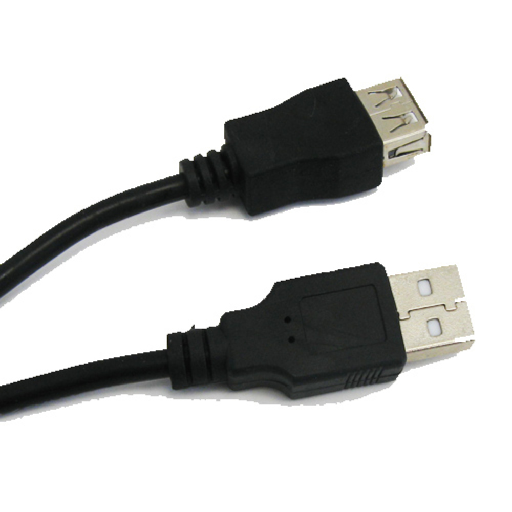 Imagen del  Cable USB 2.0 A/A 1.8m en un fondo blanco.