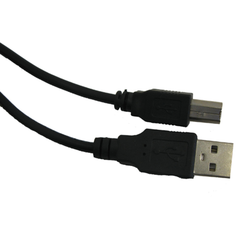 Imagen del Cable USB A/B 1.8m PC Impresora en un fondo blanco.