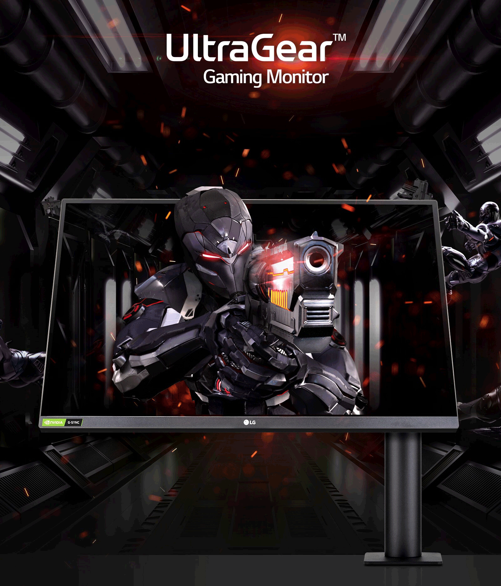 Monitor Gamer 27" LG UltraGear 2K 144Hz 1ms GtG Nano IPS 10 Monitor 27 UltraGear 27GN880 B Ergo 42317 LG 1