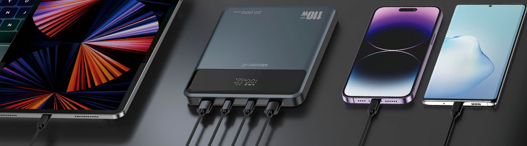 Bateria Externa Slim Port&aacute;til 20000Mah 110W Power Delivery Mater G