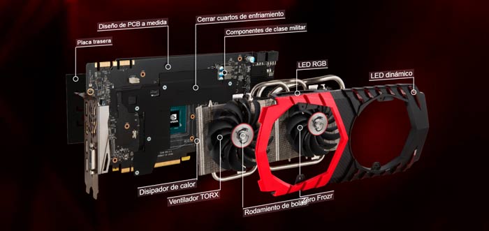 MSI Video NVIDIA GeForce GTX1070Ti GAMING 8G | PC Factory