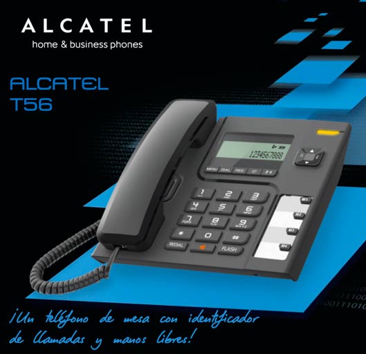 Телефон проводной alcatel t56 обзор