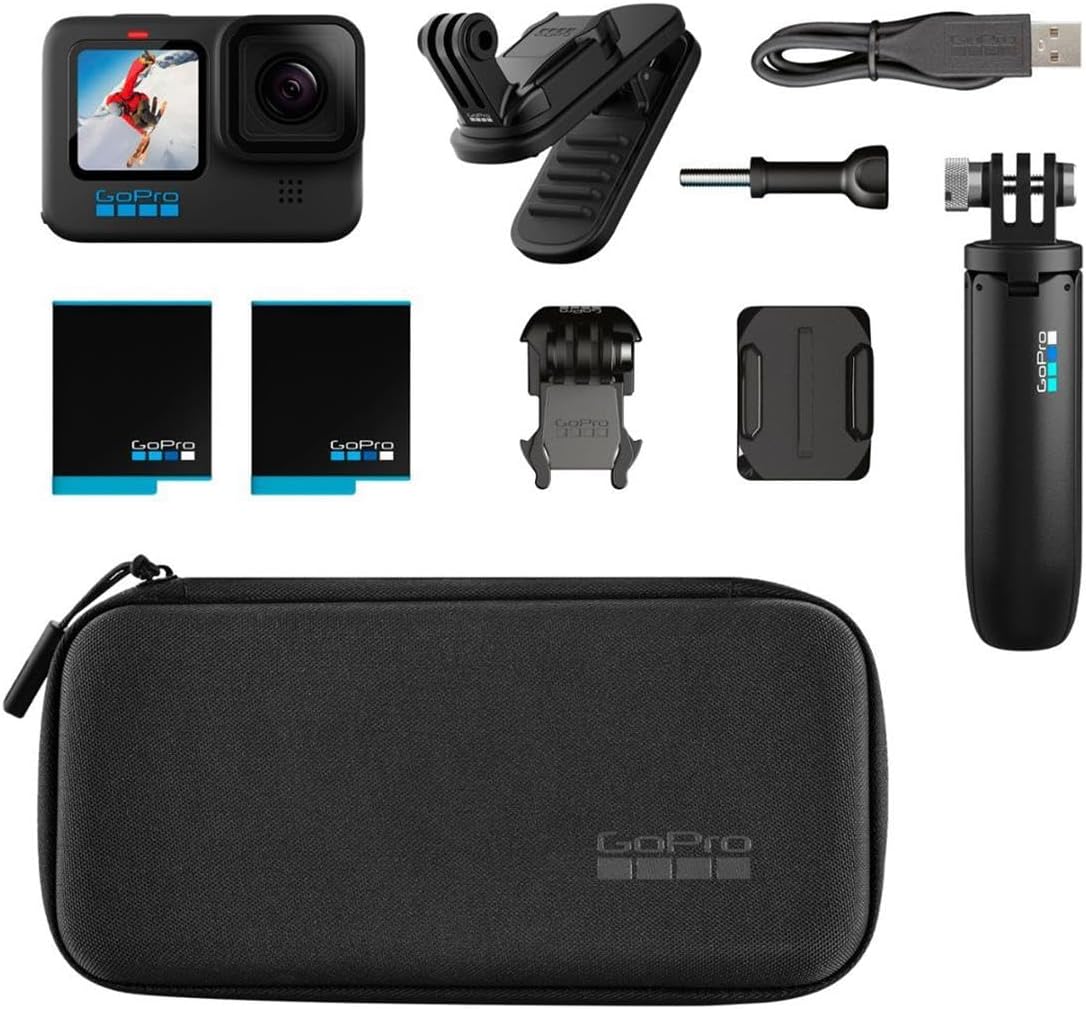 Camara GoPro Hero 10 Black con accesorios